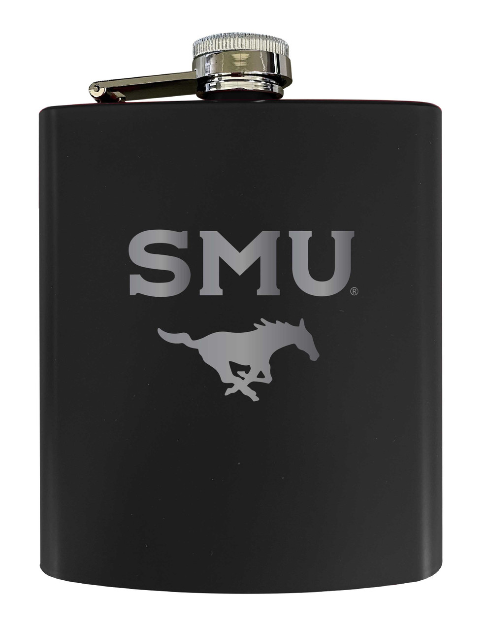 Southern Methodist University Matte Finish Stainless Steel 7 oz Flask