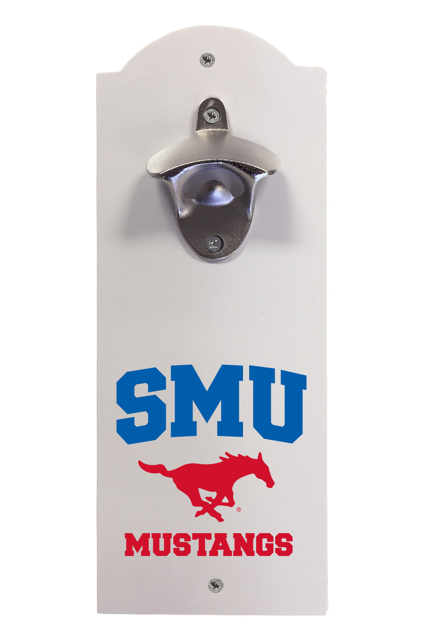 Southern Methodist University Mustangs Wall Mounted Bottle Opener