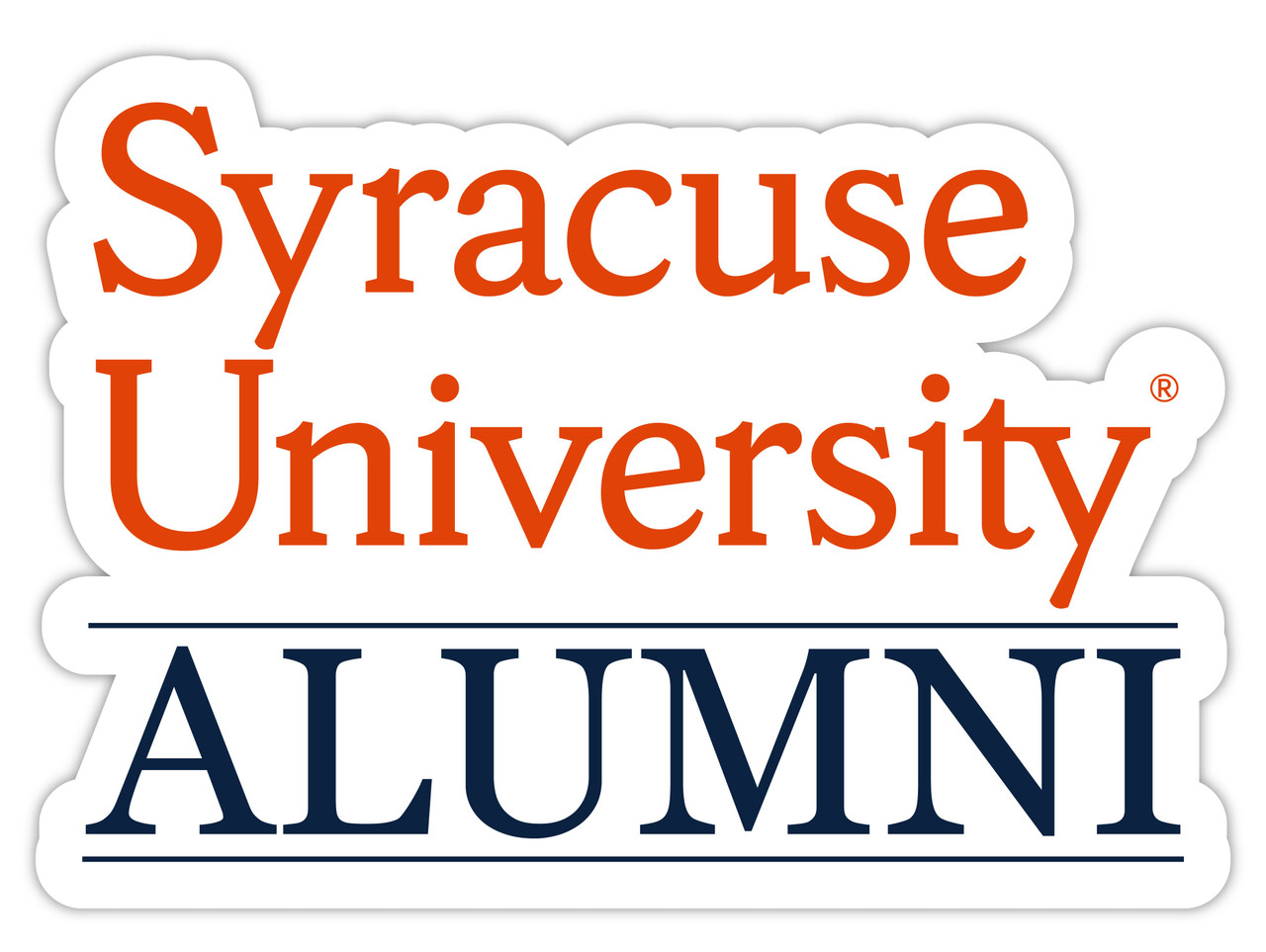 Syracuse Orange 4-Inch Laser Cut Alumni Vinyl Decal Sticker