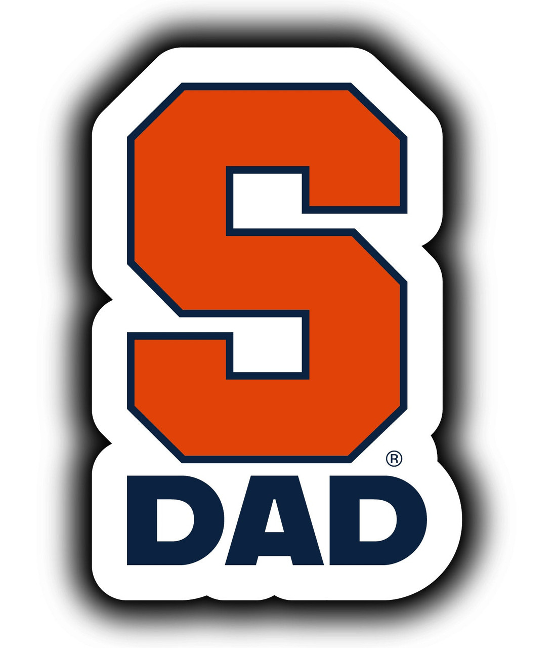 Syracuse Orange 4-Inch Proud Dad Die Cut Decal