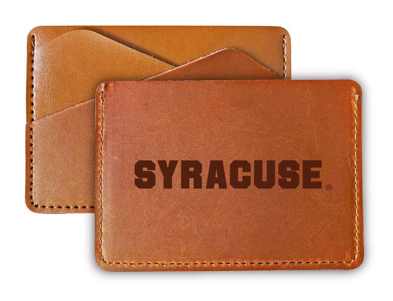 Syracuse Orange College Leather Card Holder Wallet