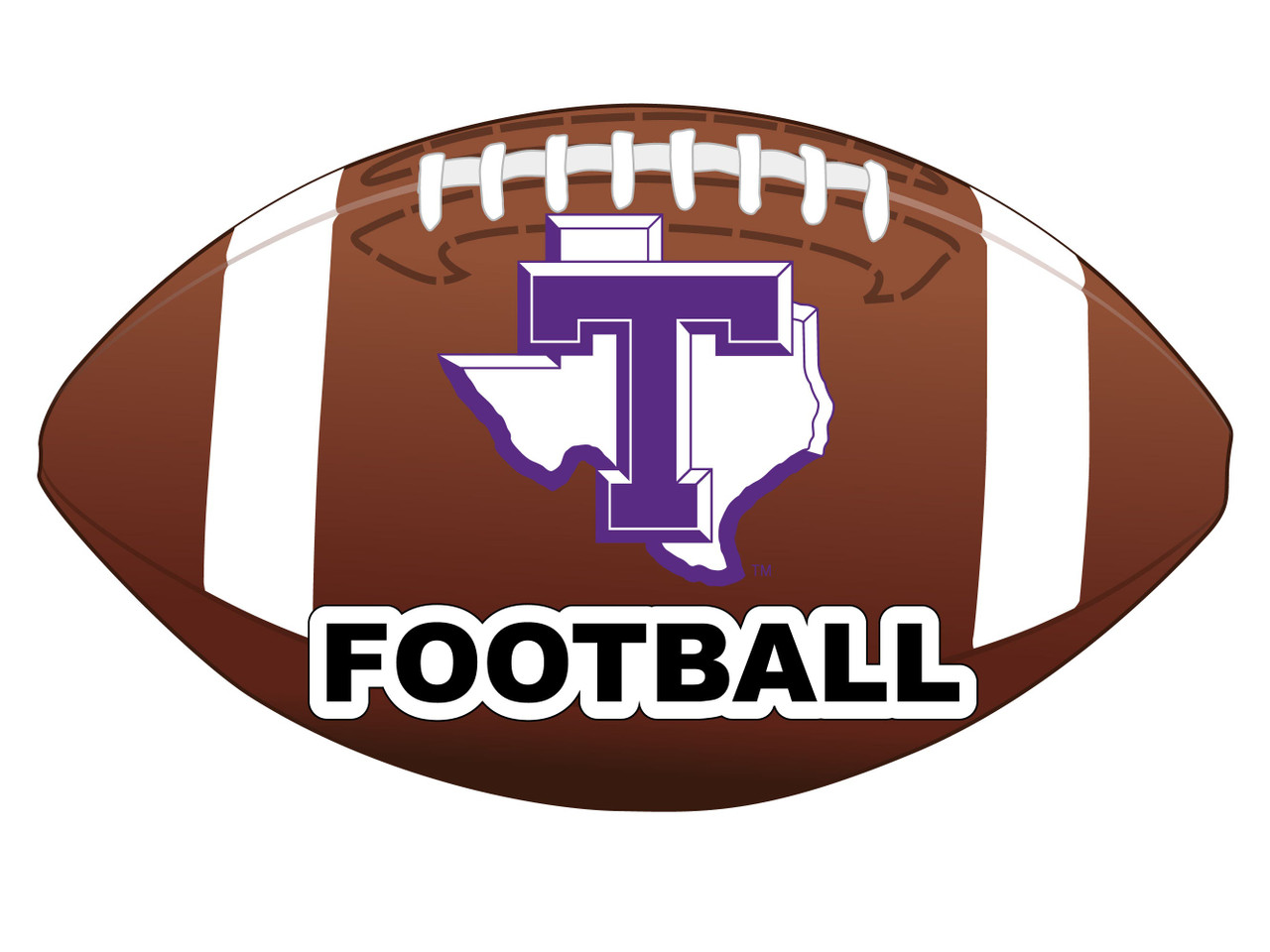 Tarleton State University 4-Inch NCAA Football Vinyl Decal Sticker