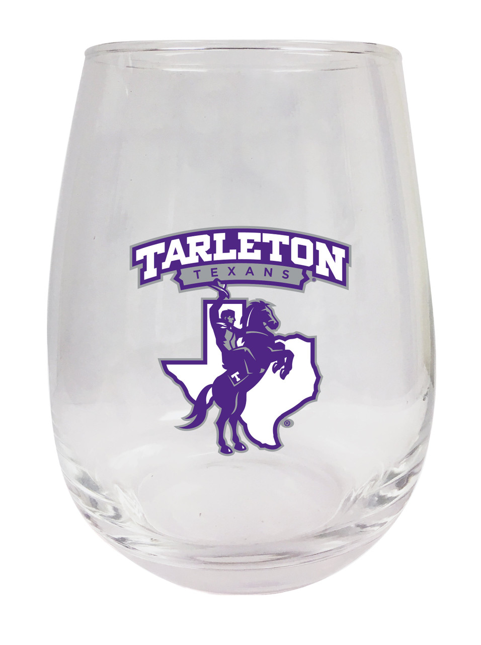 Tarleton State University 9 oz Stemless Wine Glass