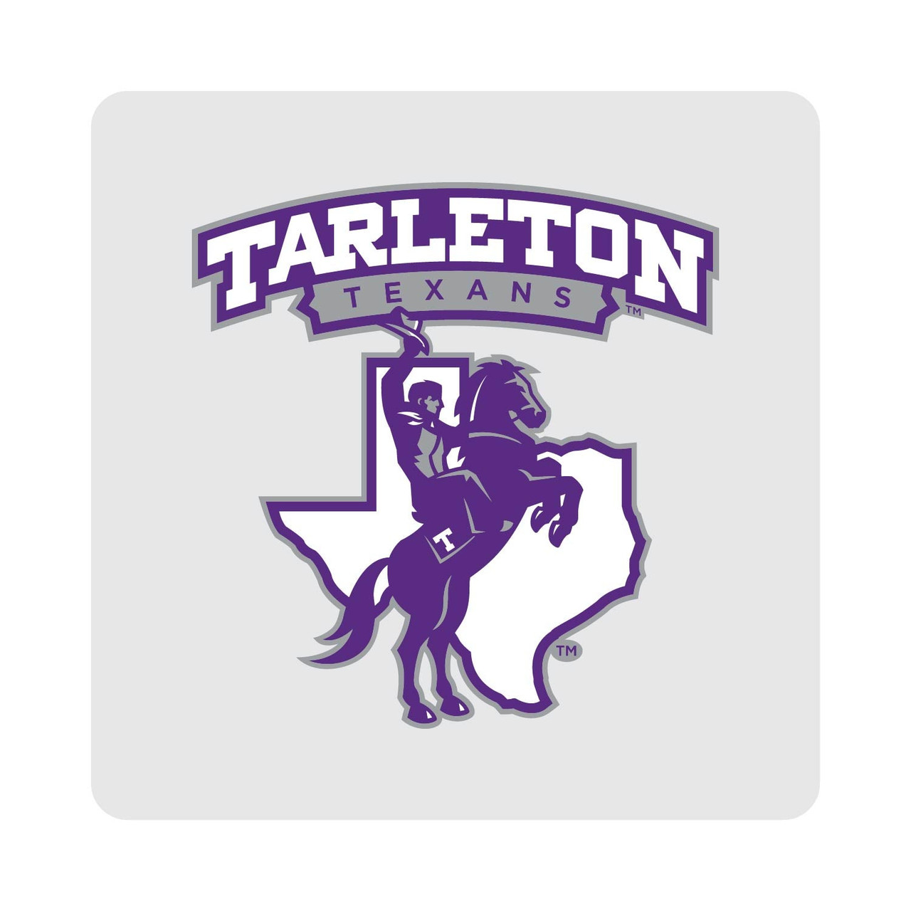 Tarleton State University Coasters Choice of Marble of Acrylic