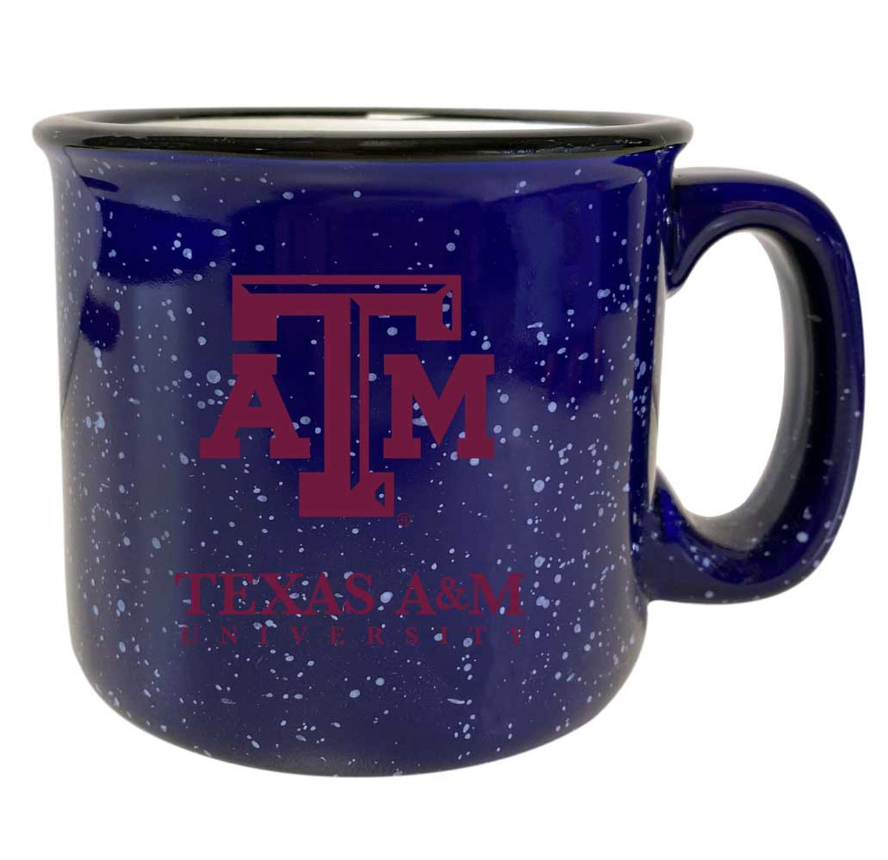 Texas A&M Aggies Speckled Ceramic Camper Coffee Mug (Choose Your Color).