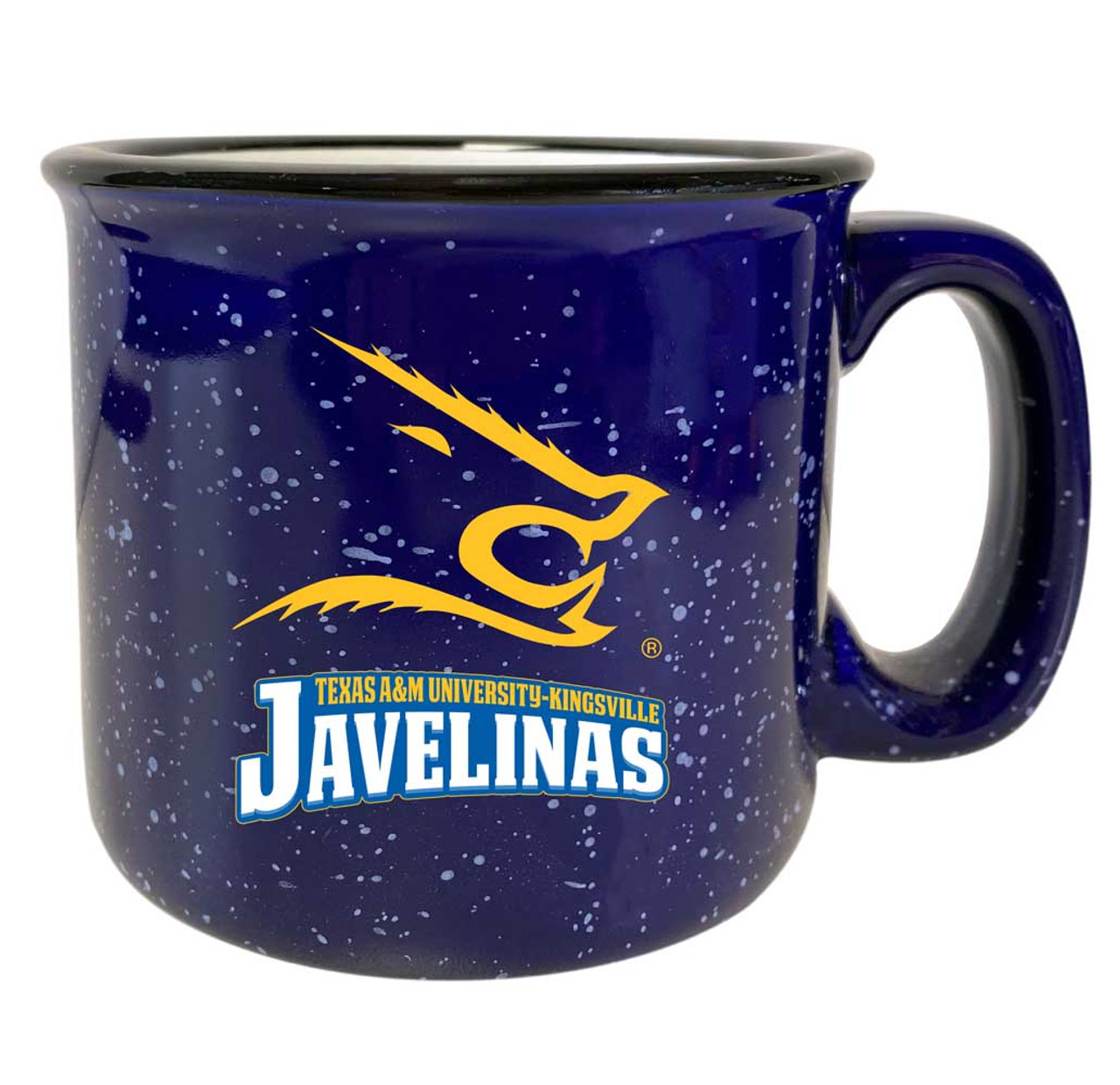 Texas A&M Kingsville Javelinas Speckled Ceramic Camper Coffee Mug (Choose Your Color).