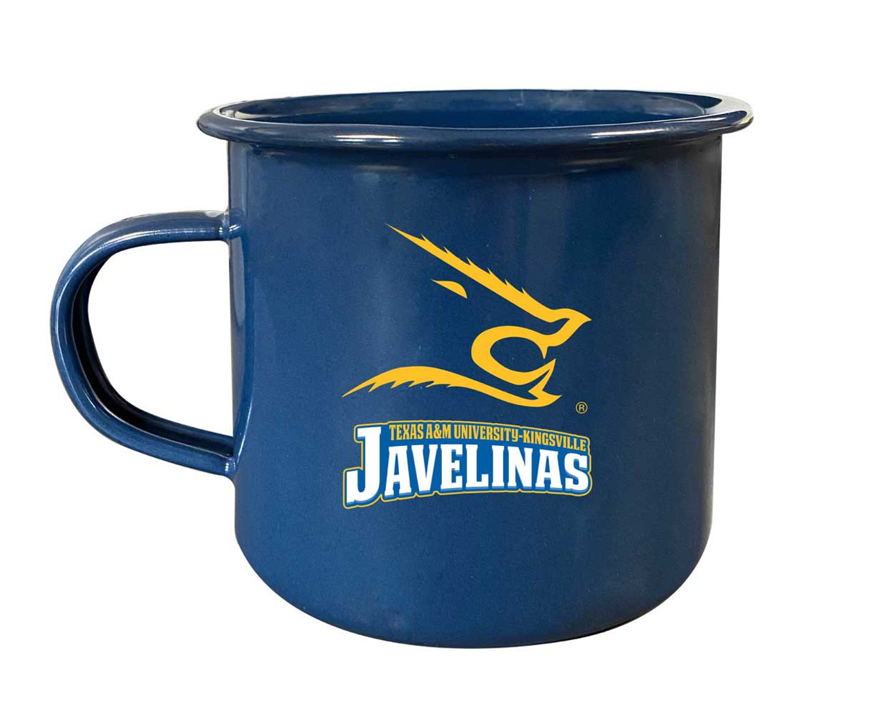 Texas A&M Kingsville Javelinas Tin Camper Coffee Mug (Choose Your Color).
