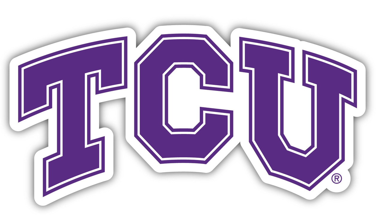 Texas Christian University 4 Inch Vinyl Decal Sticker