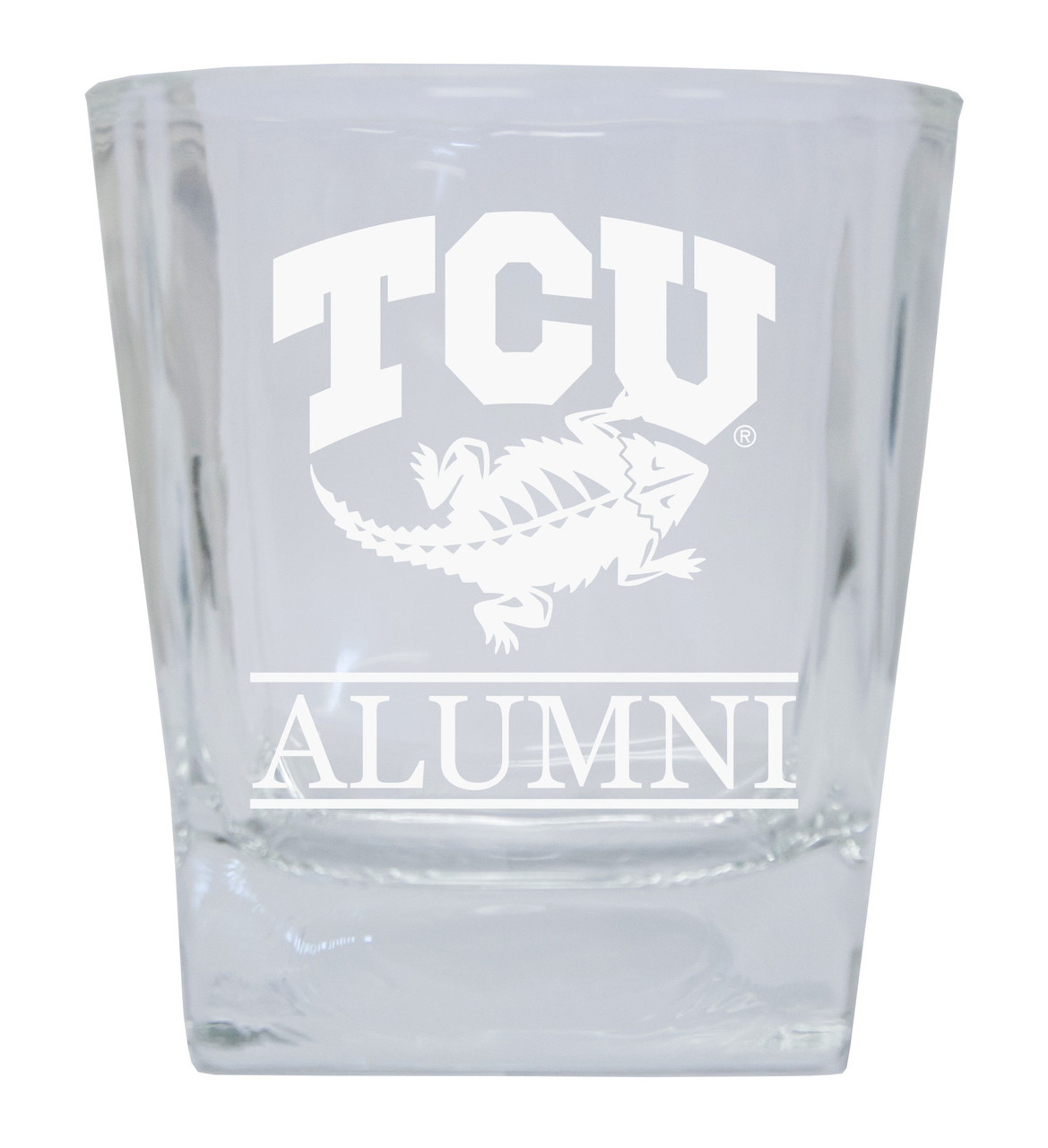 Texas Christian University Etched Alumni 5 oz Shooter Glass Tumbler 2-Pack