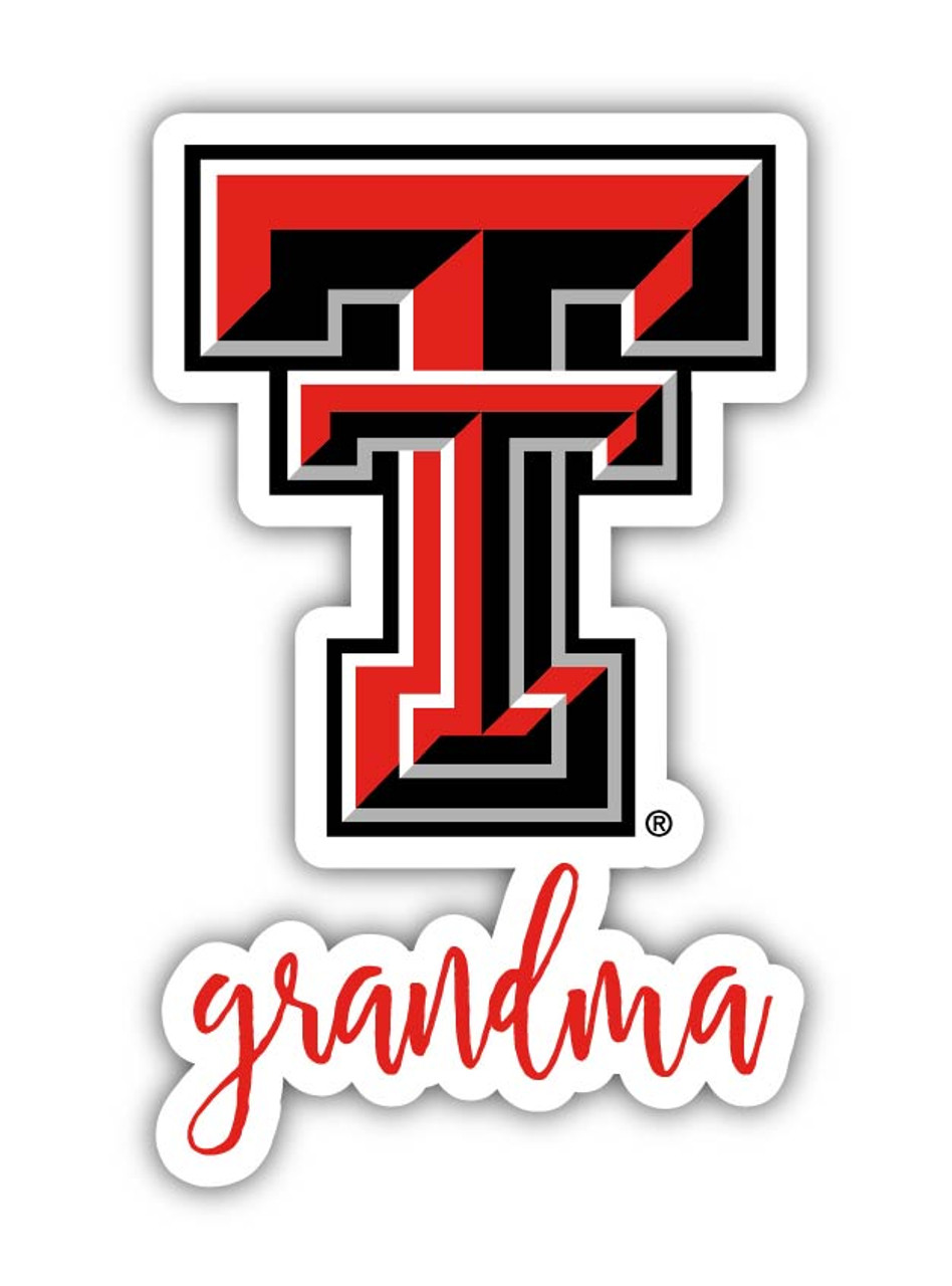 Texas Tech Red Raiders 4 Inch Proud Grand Mom Die Cut Decal