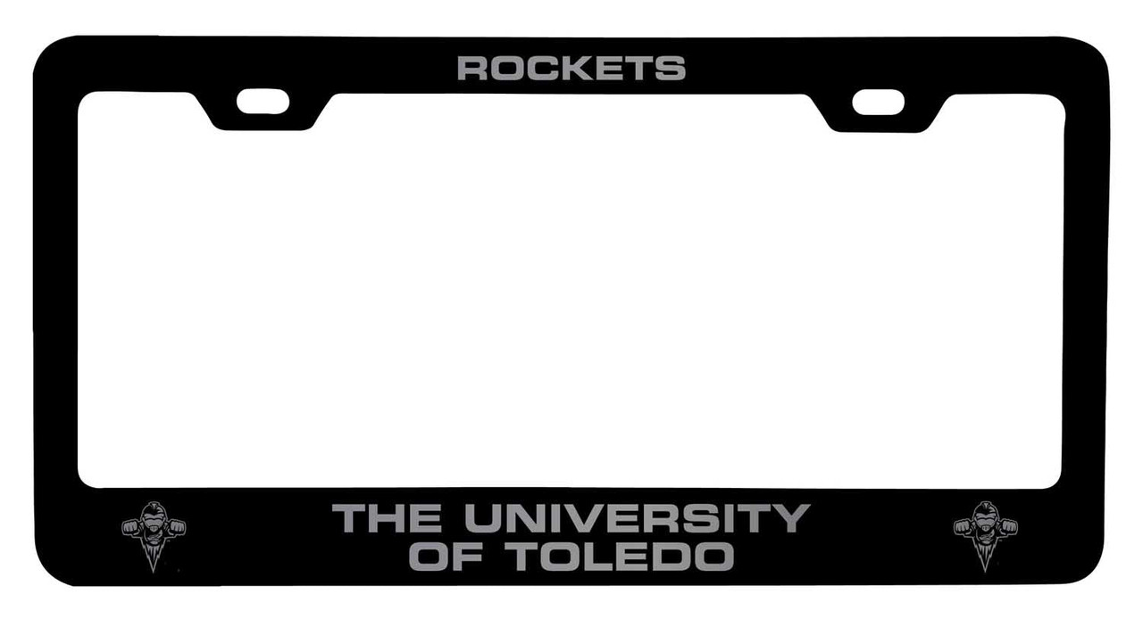 Toledo Rockets Laser Engraved Metal License Plate Frame Choose Your Color