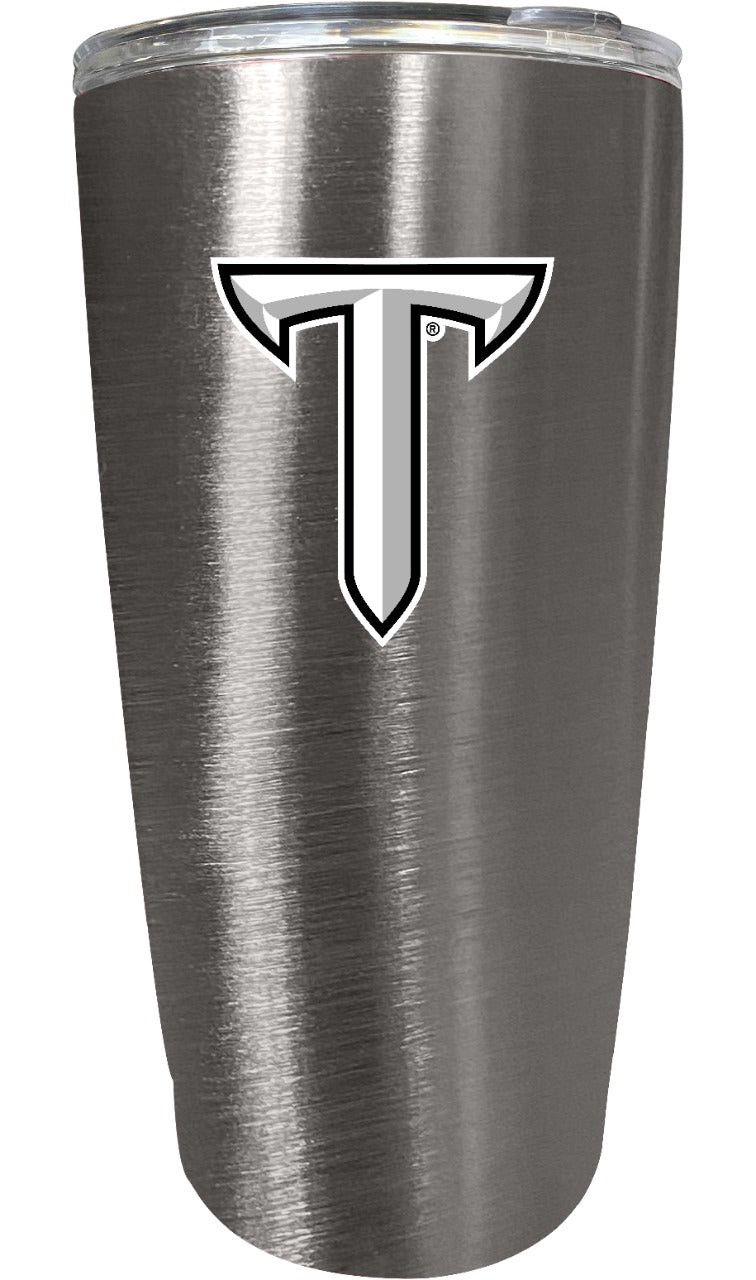 Troy University 16 oz Insulated Stainless Steel Tumbler colorless