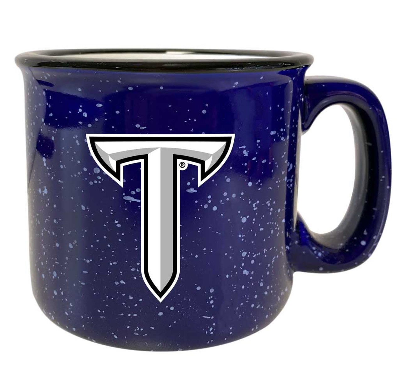 Troy University Speckled Ceramic Camper Coffee Mug (Choose Your Color).