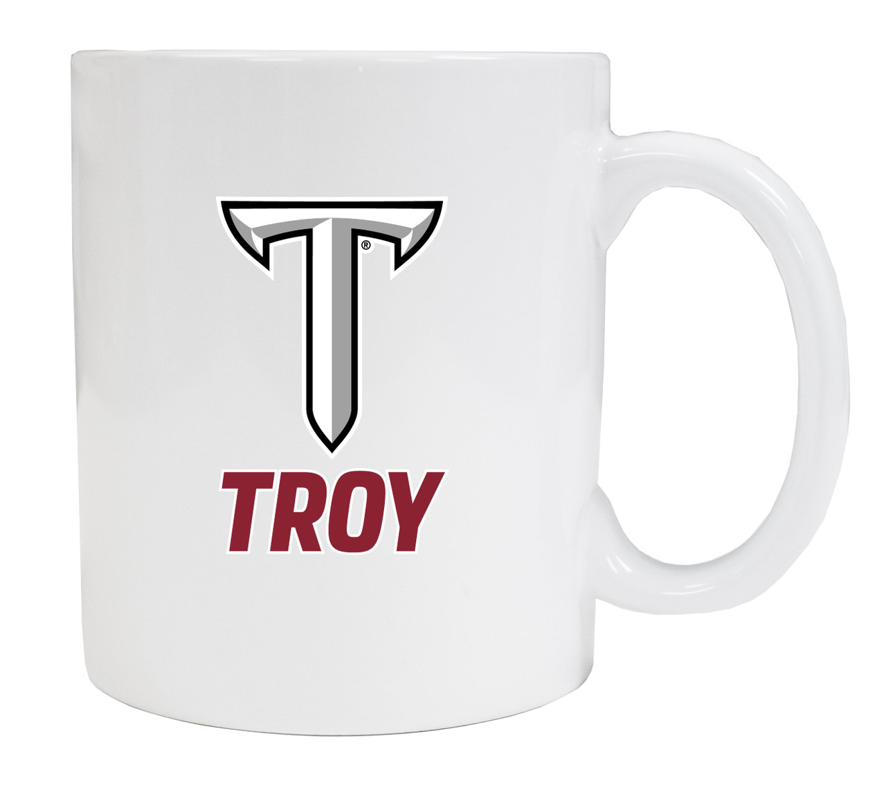 Troy University White Ceramic Coffee Mug 2-Pack (White).