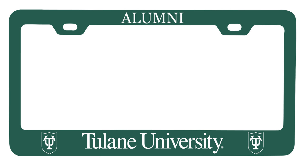 Tulane University Green Wave Alumni License Plate Frame New for 2020