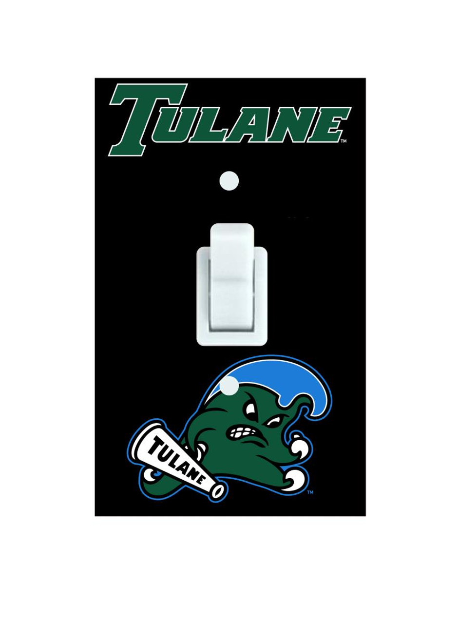 Tulane University Green Wave Light Switch Cover