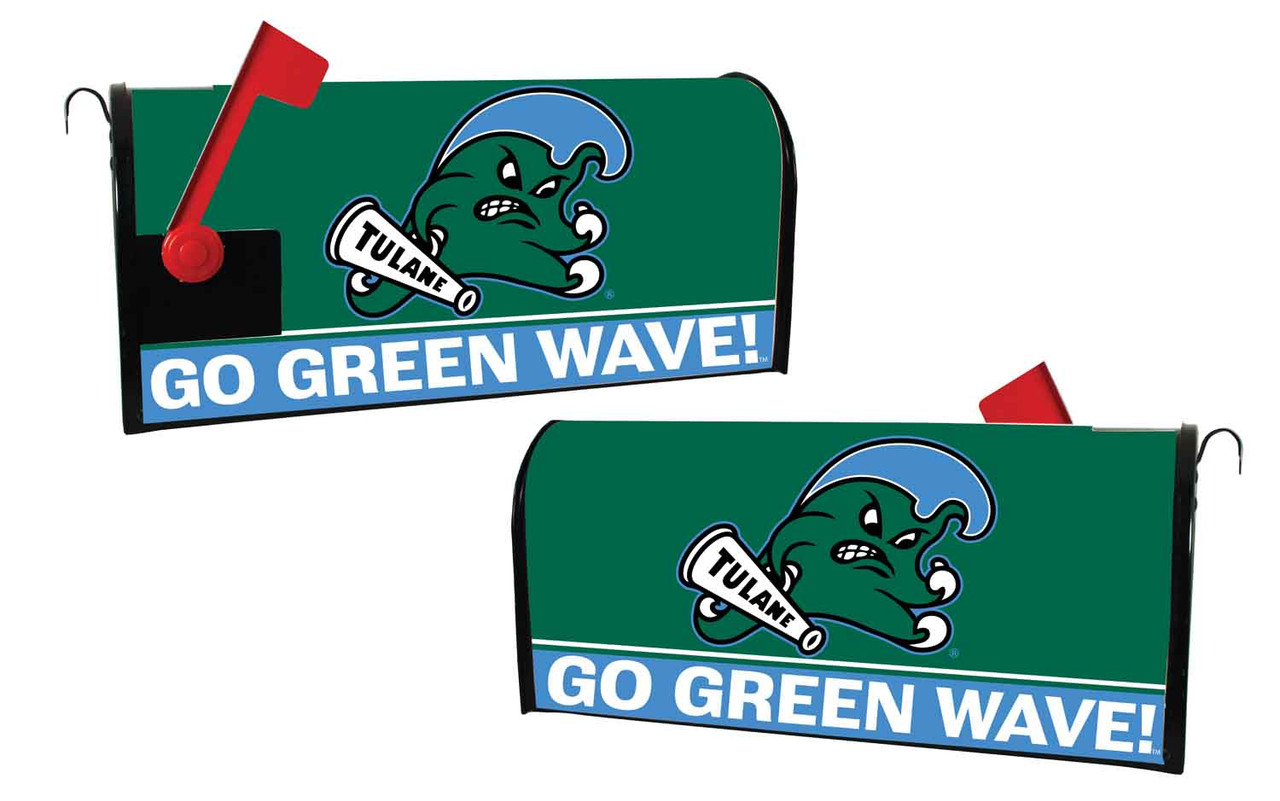Tulane University Green Wave New Mailbox Cover Design