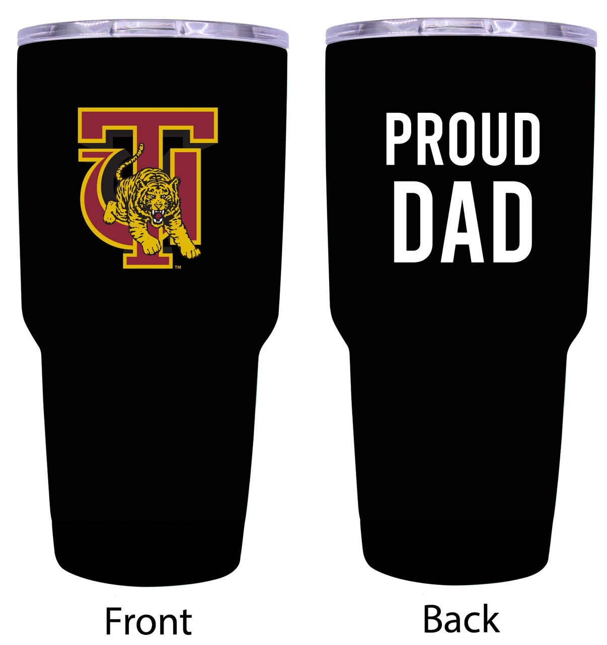 Tuskegee University Proud Dad 24 oz Insulated Stainless Steel Tumblers Choose Your Color.