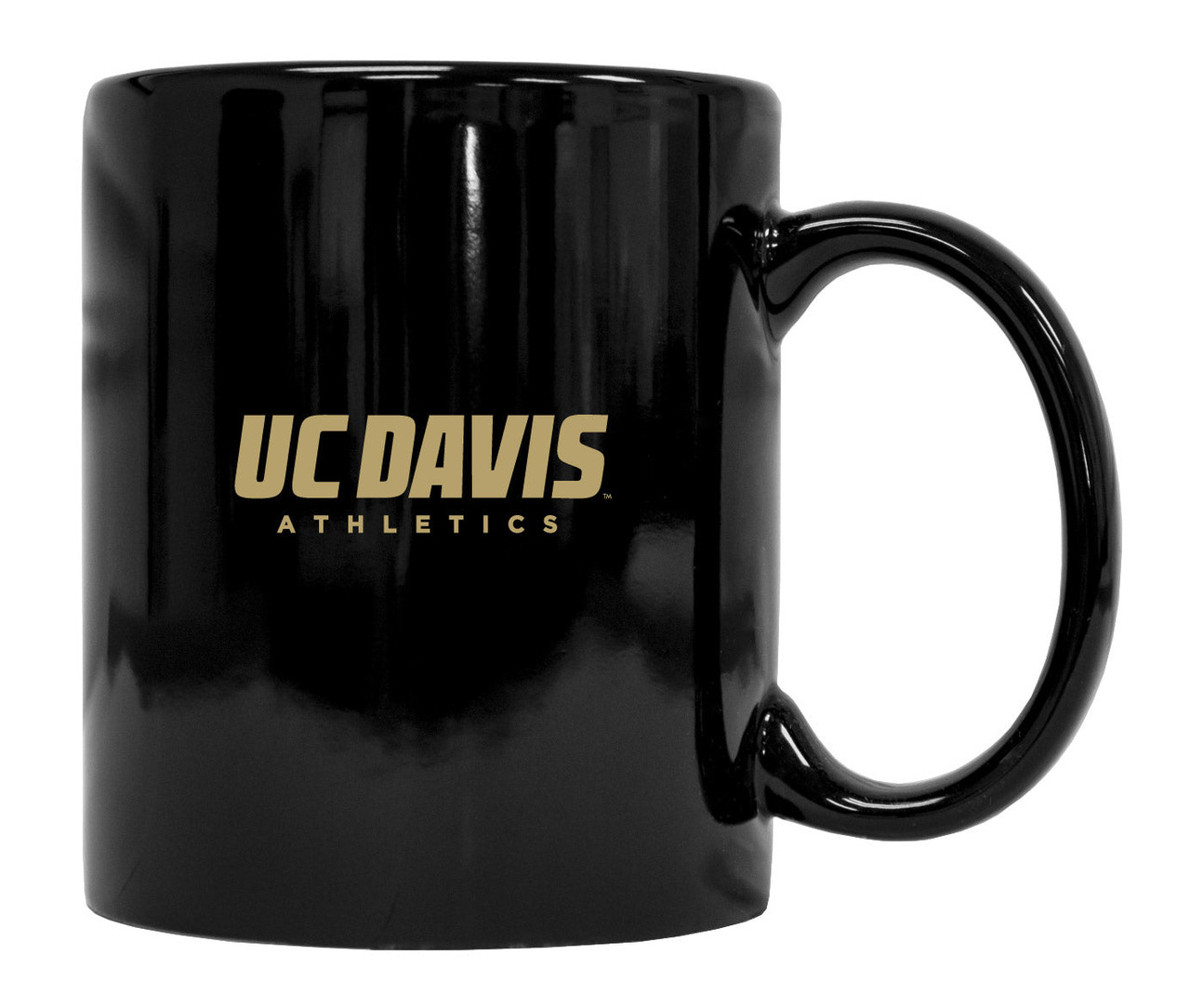 UC Davis Aggies Black Ceramic Coffee Mug 2-Pack (Black).