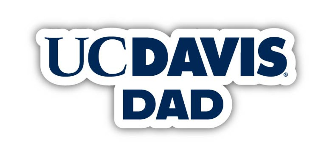 UC Davis Aggies Dad 5 Inch Vinyl Decal Sticker