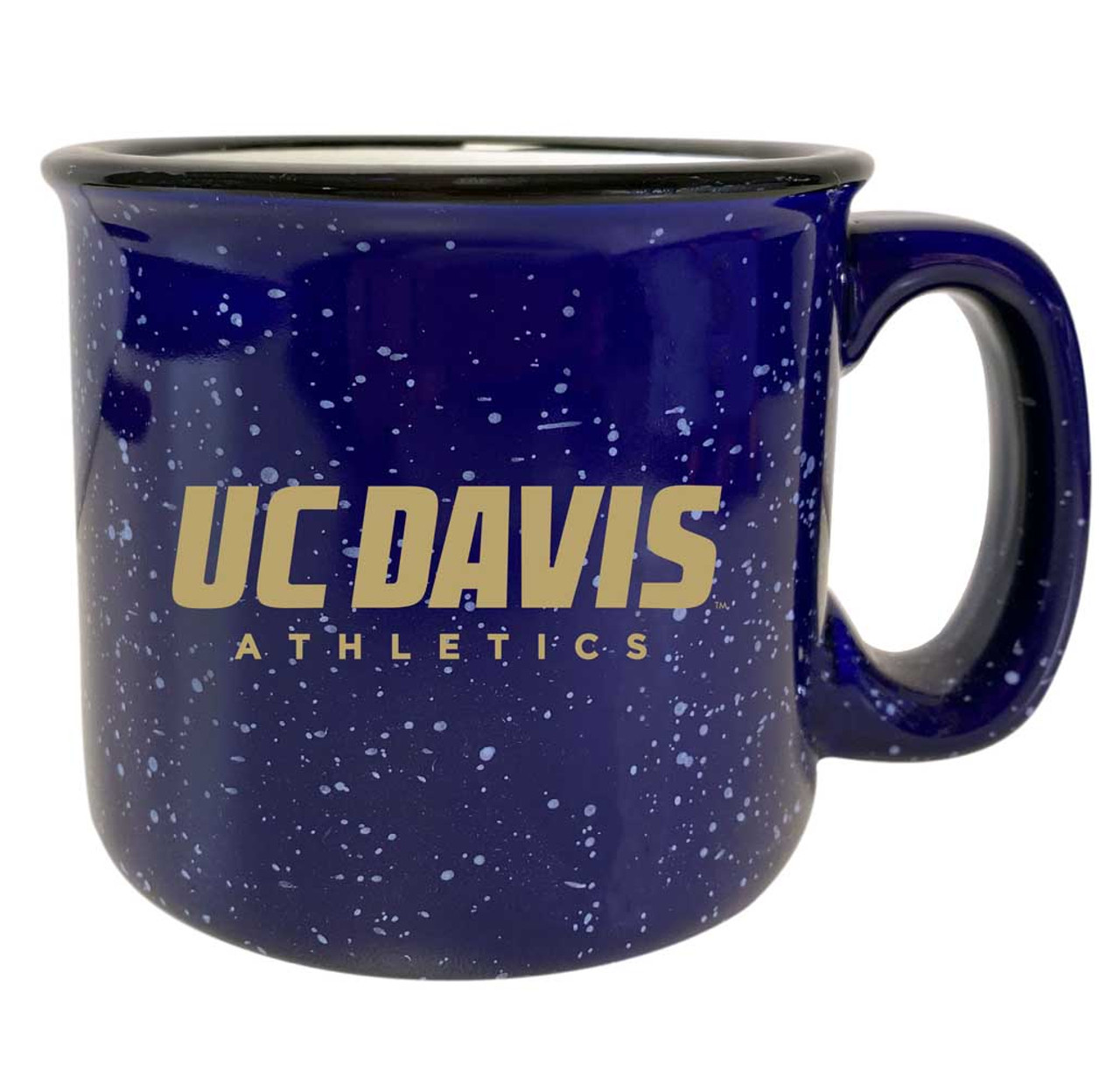 UC Davis Aggies Speckled Ceramic Camper Coffee Mug (Choose Your Color).