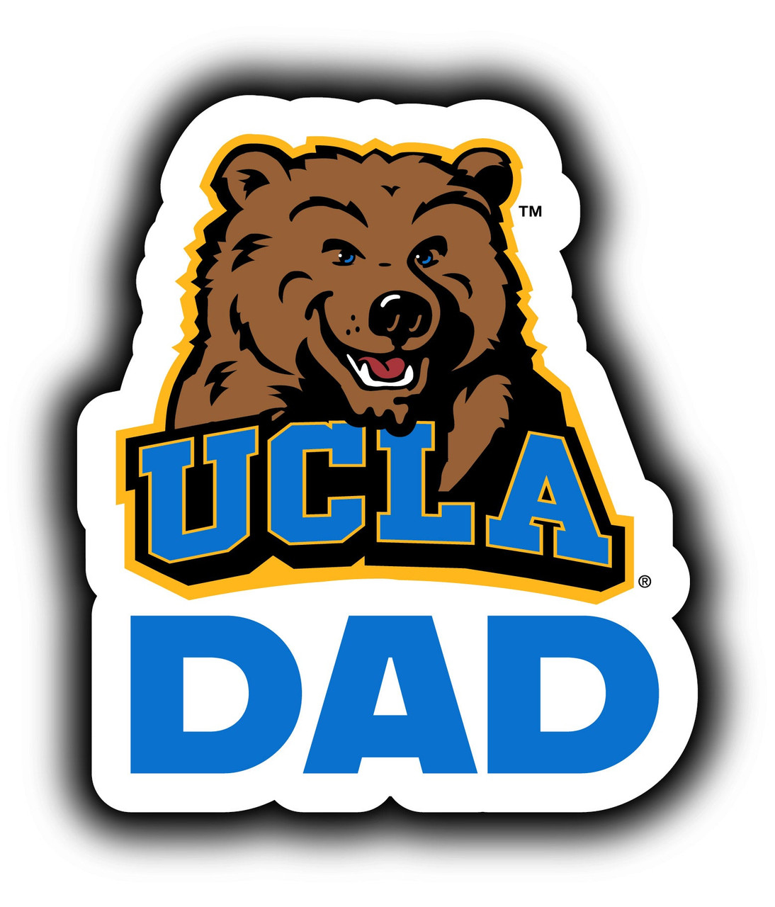 UCLA Bruins 4-Inch Proud Dad Die Cut Decal