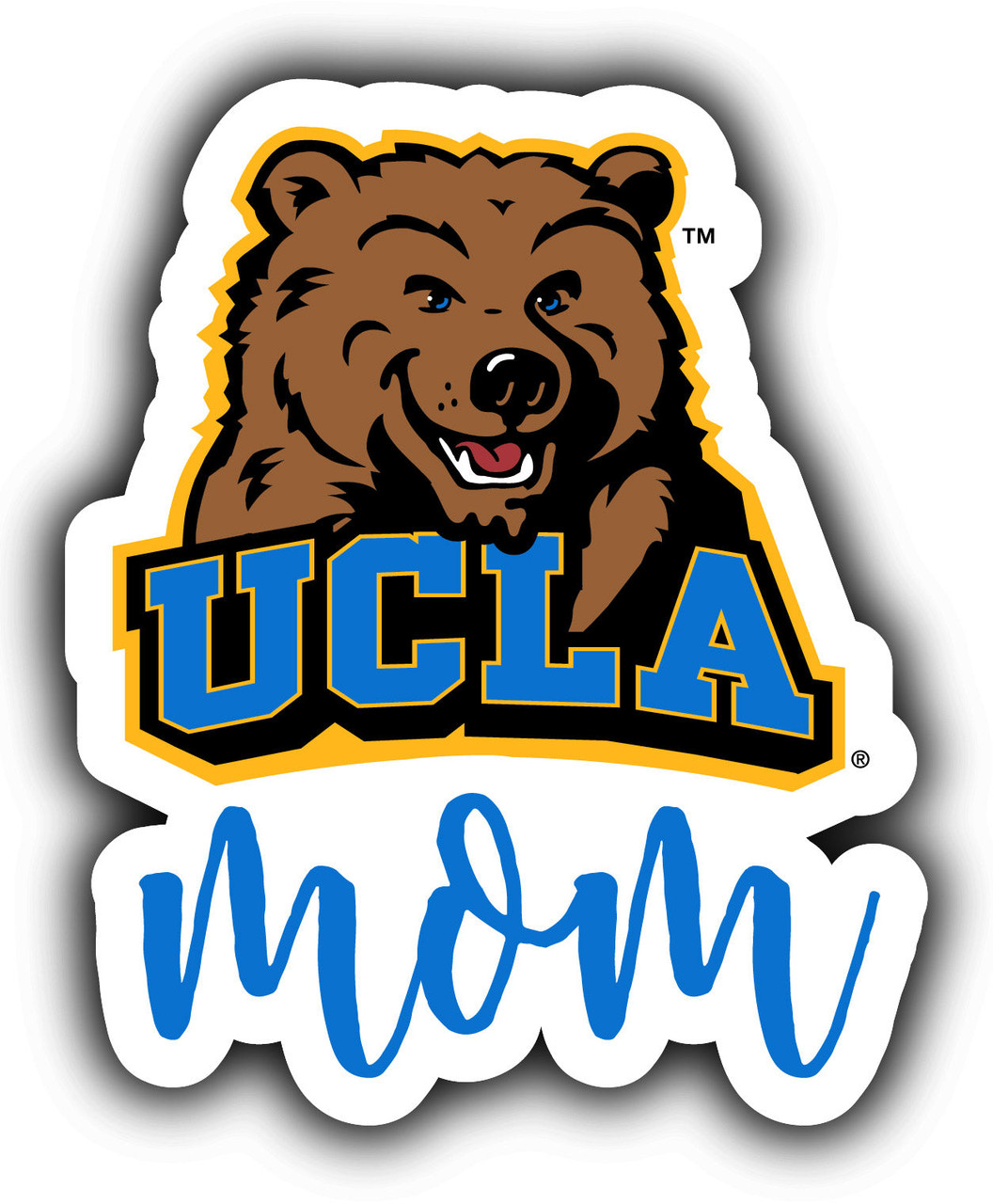 UCLA Bruins Proud Mom 4-Inch Die Cut Decal