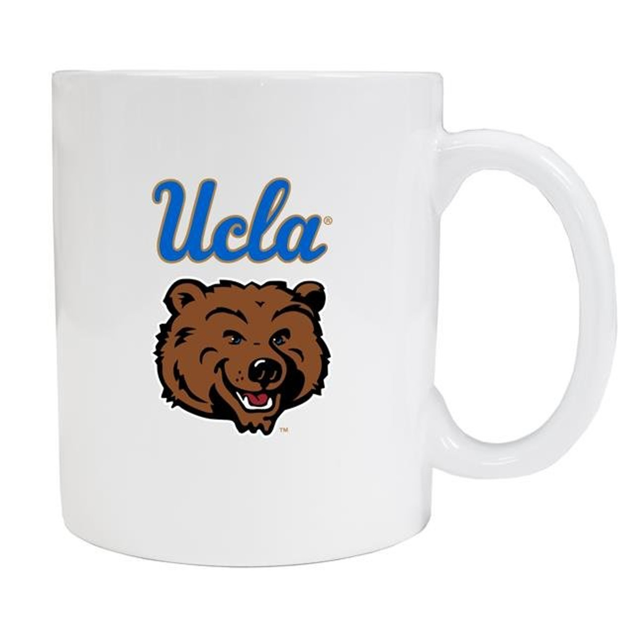 UCLA Bruins White Ceramic Mug 2-Pack (White).