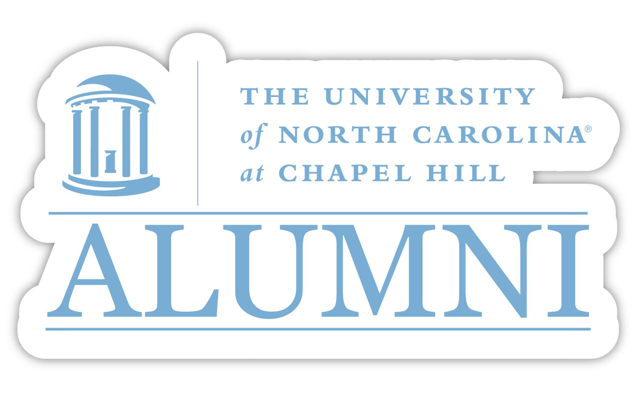 UNC Tar Heels 4-Inch Laser Cut Alumni Vinyl Decal Sticker