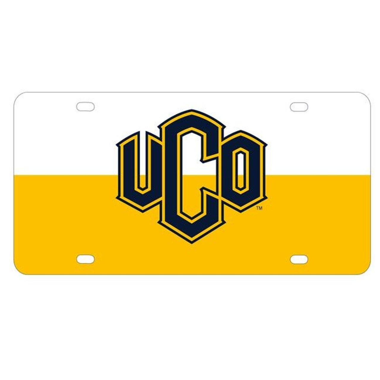 University of Central Oklahoma Bronchos Metal License Plate Car Tag