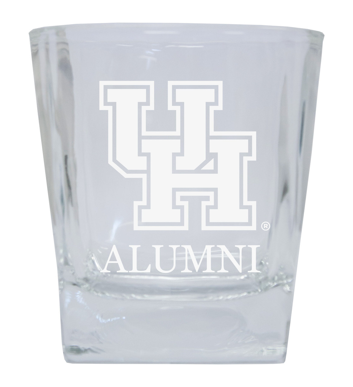 University of Houston 8 oz Etched Alumni Glass Tumbler 2-Pack