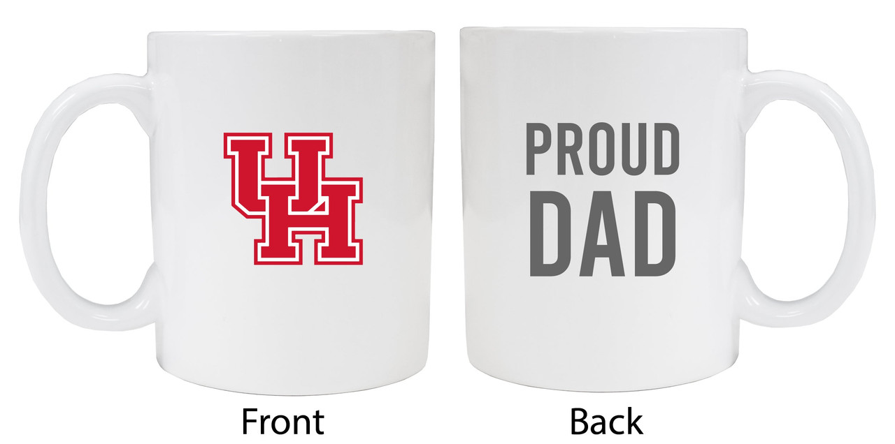 University of HoustonProud Dad White Ceramic Coffee Mug (White).