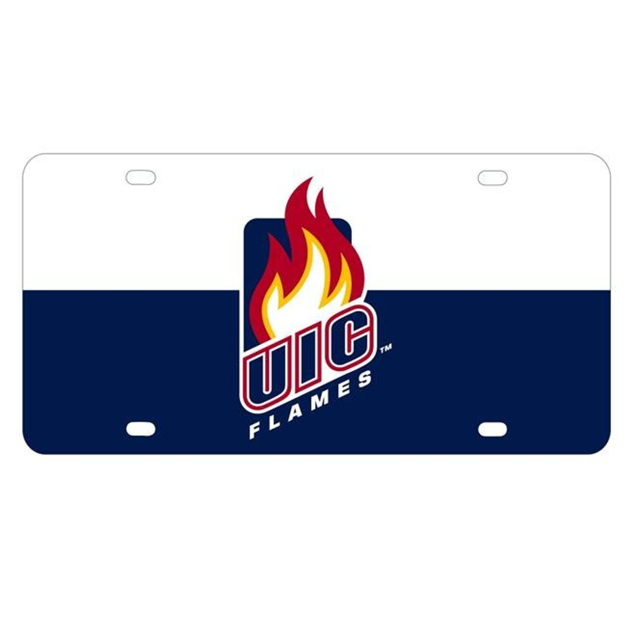 University of Illinois at Chicago Metal License Plate Car Tag