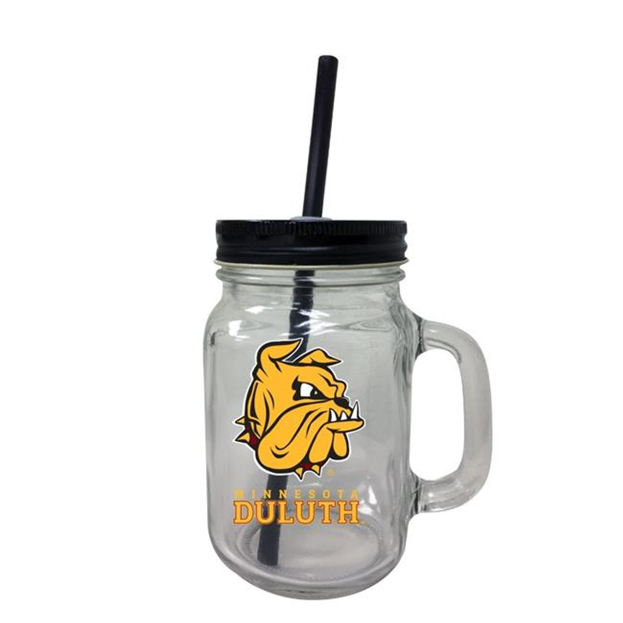 University of Minnesota Duluth Mason Jar Glass