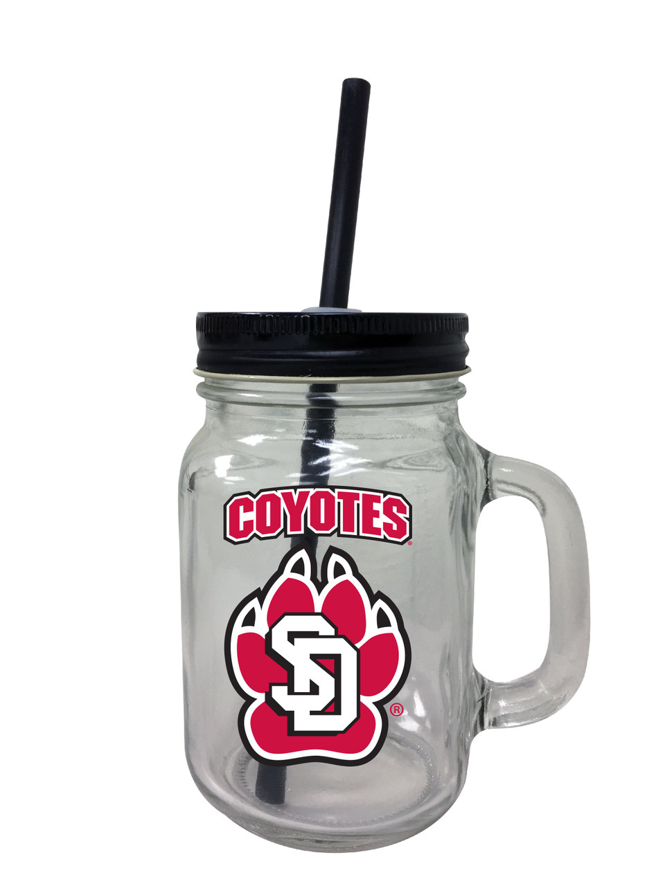 University of South Dakota Mason Jar Glass 2-Pack