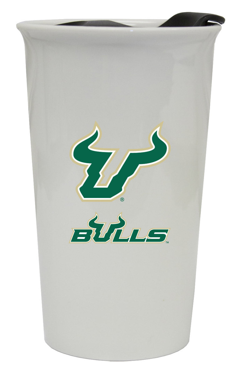 University of South Florida Bulls Double Walled Ceramic Tumbler