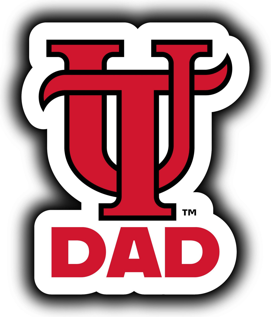 University of Tampa Spartans 4-Inch Proud Dad Die Cut Decal