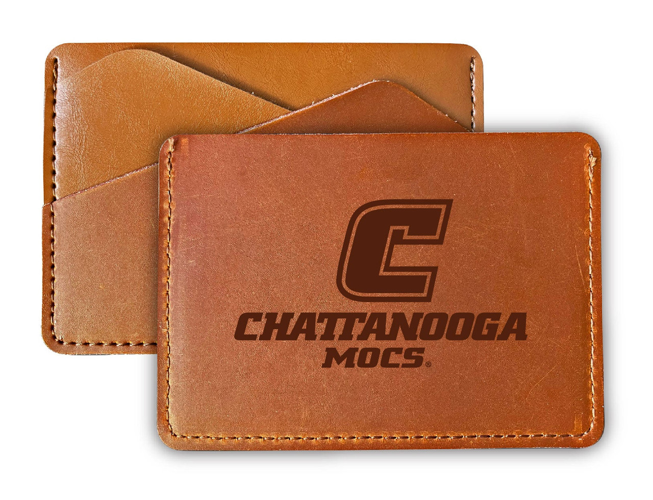 University of Tennessee at Chattanooga College Leather Card Holder Wallet