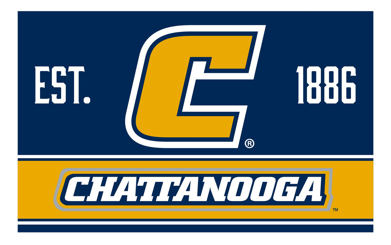 University of Tennessee at Chattanooga Wood Sign with Frame