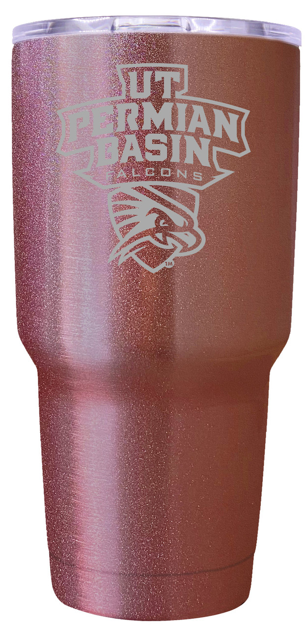 University of Texas of the Permian Basin 24 oz Insulated Tumbler Etched - Rose Gold
