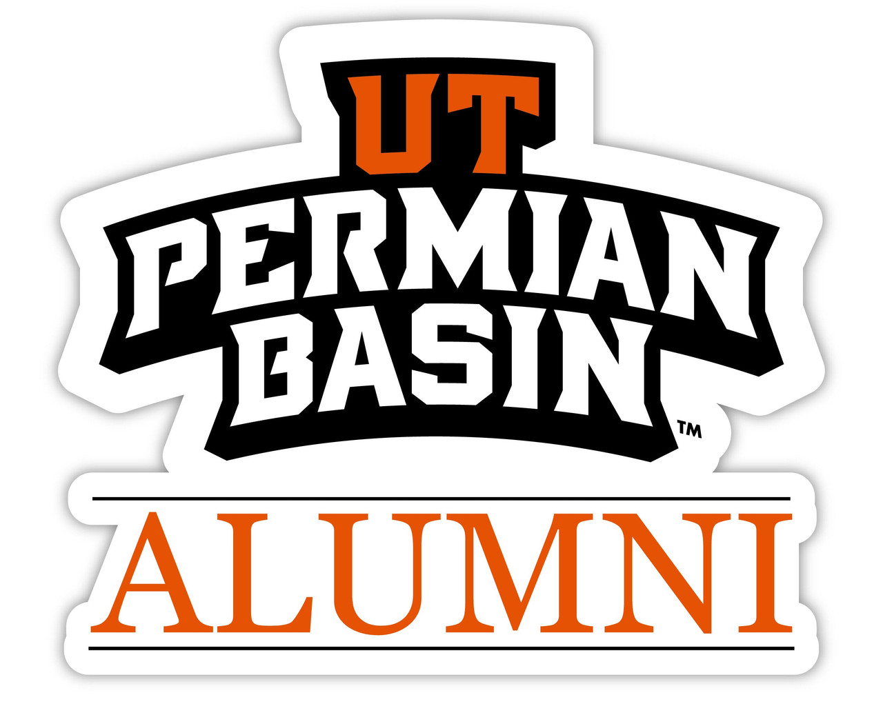 University of Texas of The Permian Basin 4-Inch Laser Cut Alumni Vinyl Decal Sticker