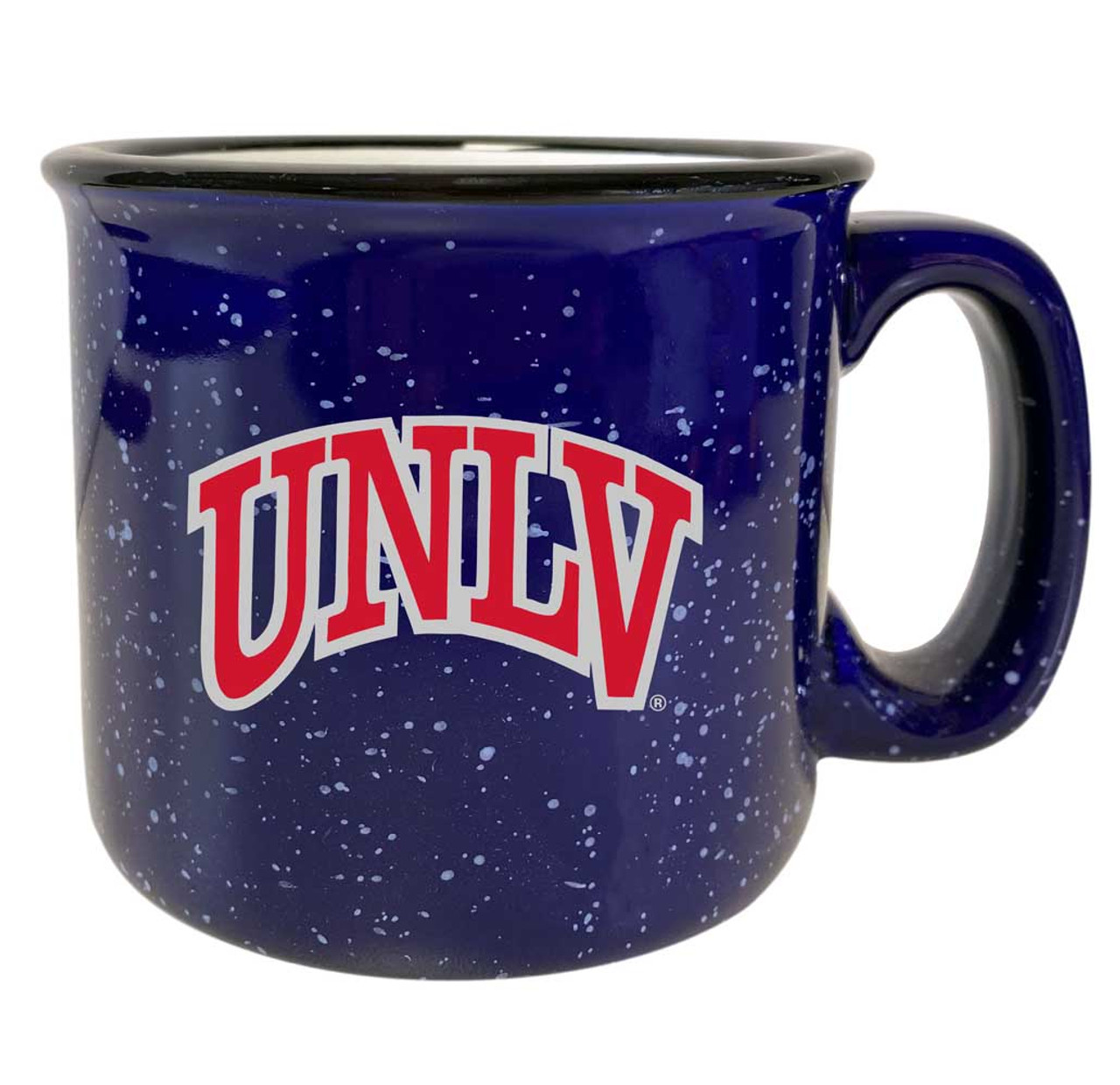 UNLV Rebels Speckled Ceramic Camper Coffee Mug (Choose Your Color).
