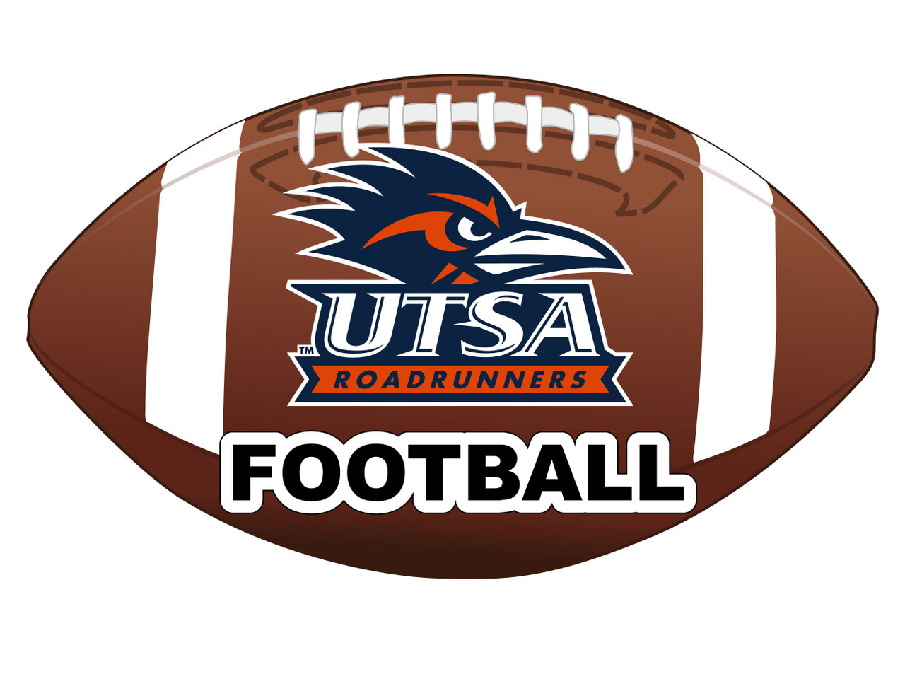 UTSA Road Runners 4-Inch NCAA Football Vinyl Decal Sticker
