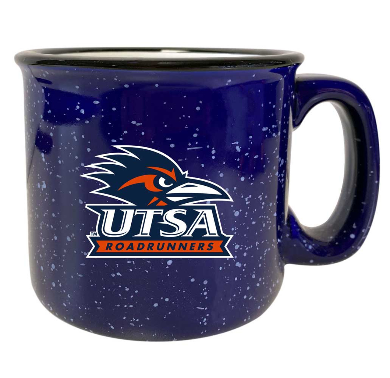 UTSA Road Runners Speckled Ceramic Camper Coffee Mug (Choose Your Color).