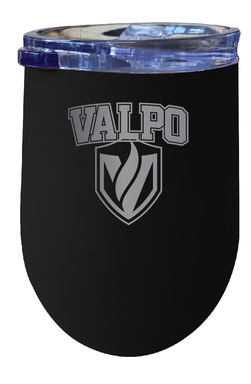 Valparaiso University 12 oz Etched Insulated Wine Stainless Steel Tumbler