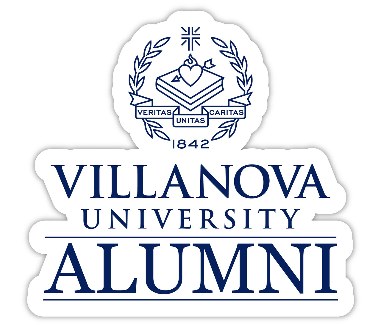 Villanova Wildcats 4-Inch Laser Cut Alumni Vinyl Decal Sticker