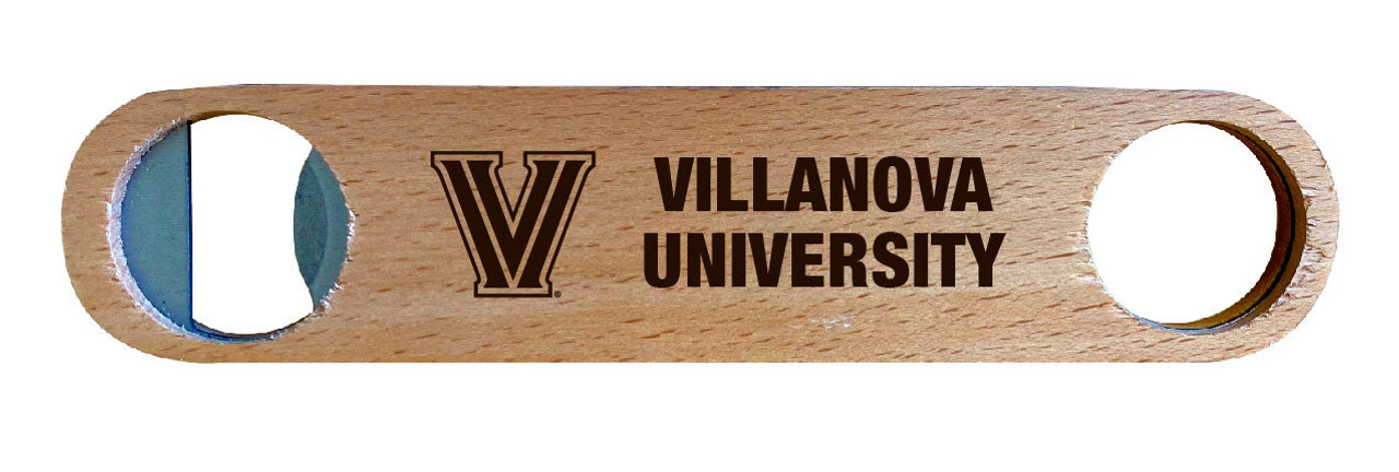 Villanova Wildcats Laser Etched Wooden Bottle Opener College Logo Design