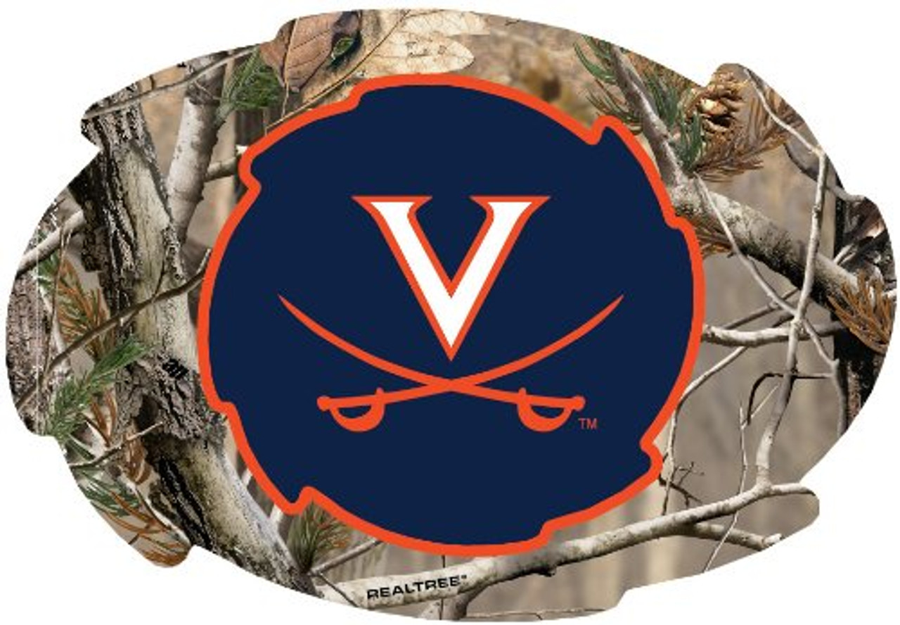 Virginia Cavaliers 5x6 Inch Camo Swirl Magnet Single