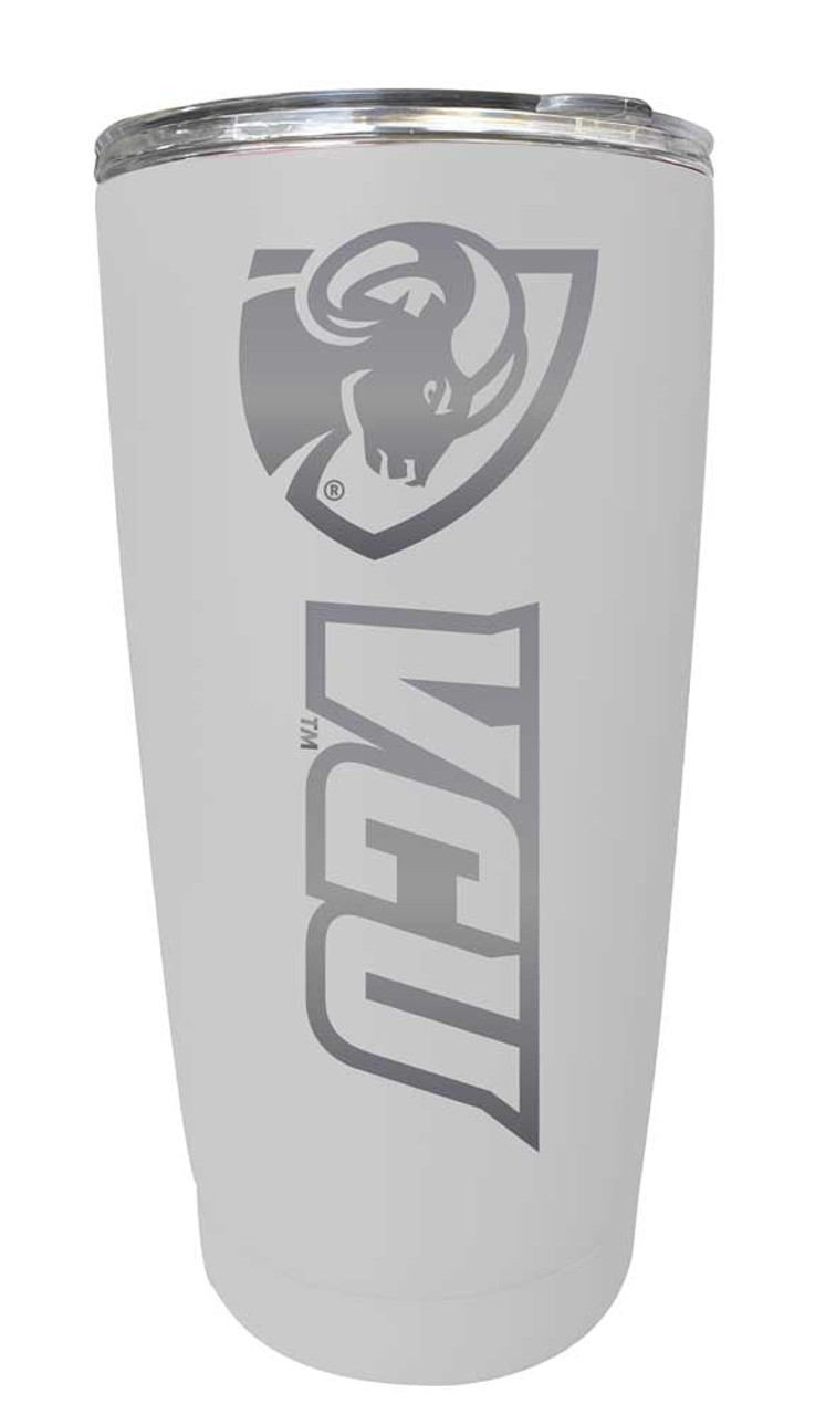 Virginia Commonwealth Etched 16 oz Stainless Steel Tumbler (Choose Your Color)