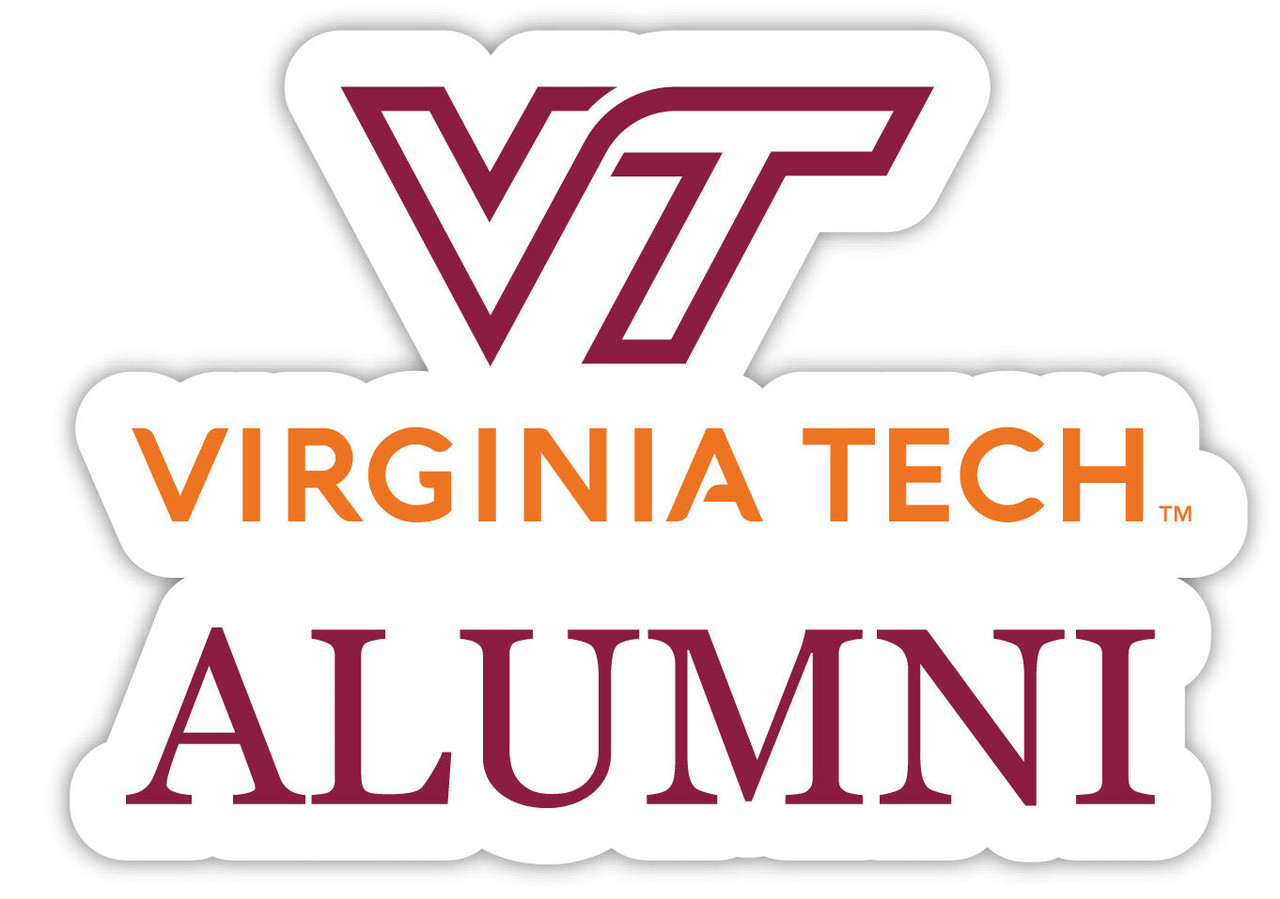 Virginia Polytechnic Institute VT Hokies 4-Inch Laser Cut Alumni Vinyl Decal Sticker